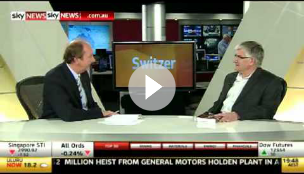 Peter Irvine being interviewed with Peter Switzer on Sky News Australia - 25/07/2012